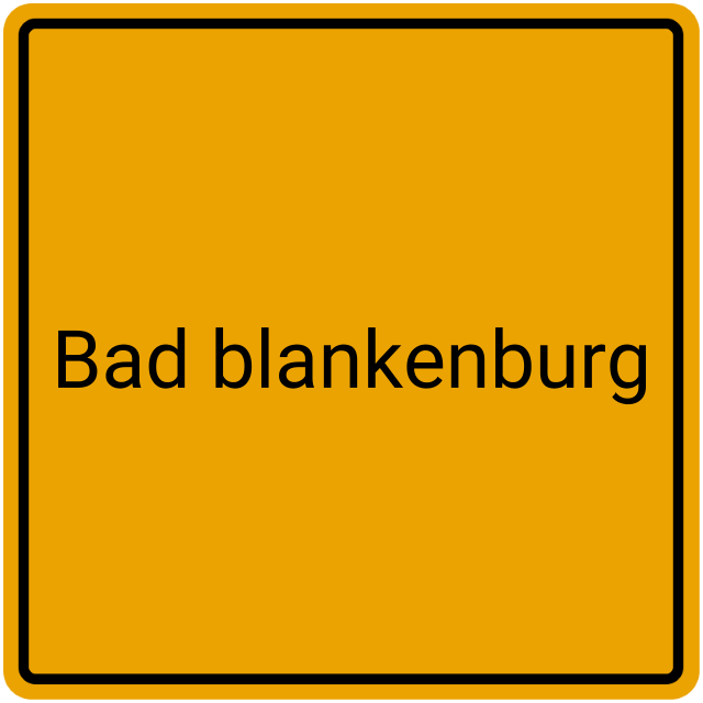 Meldebestätigung Bad Blankenburg
